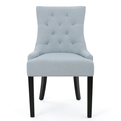 Contemporary Cheney Dining Chair Set With Tufted Design