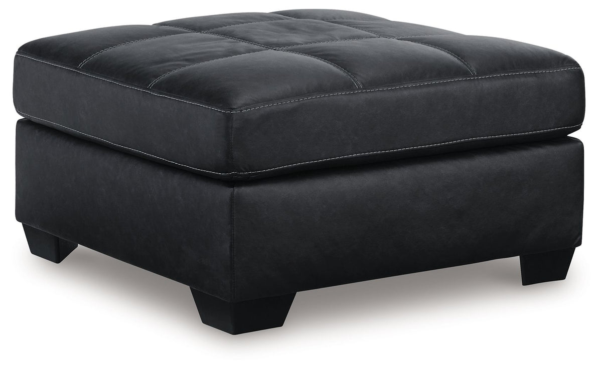 Barlin Mills - Oversized Accent Ottoman - Carbon
