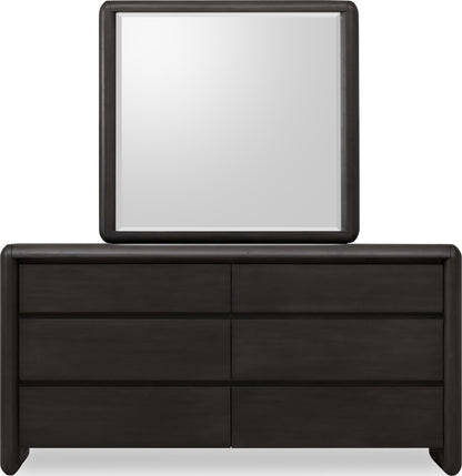 Xolani - Beveled Glass Wall Or Dresser Mirror - Jaguar