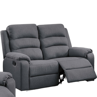 2 Piece Living Room Set With Manual Reclining Loveseat And Recliner
