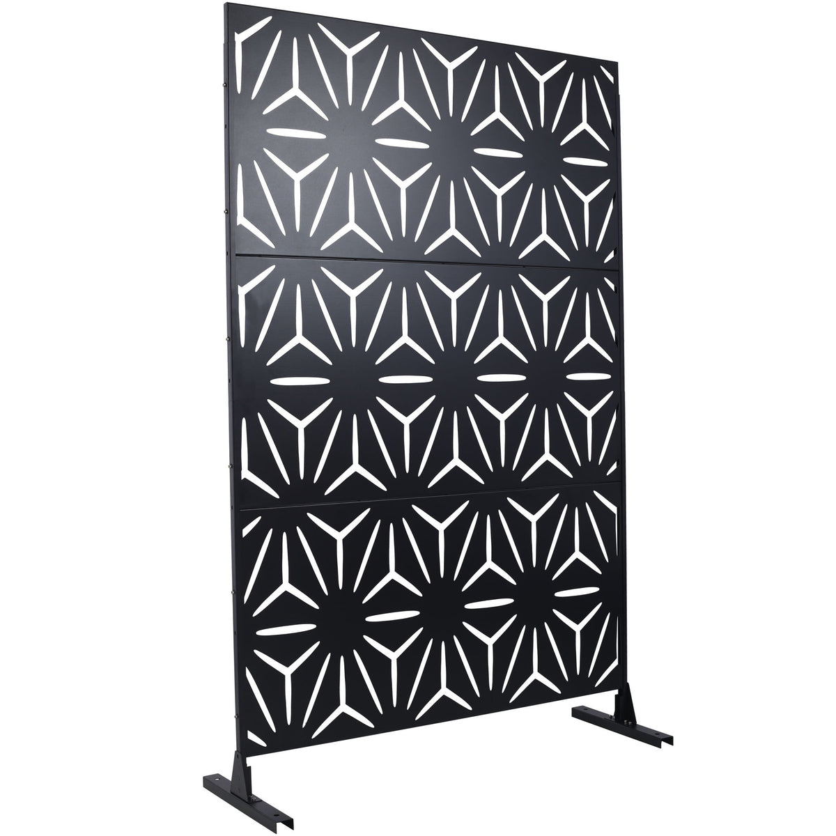 Outdoor & Indoor Metal Privacy Screen, Freestanding Decorative Panels