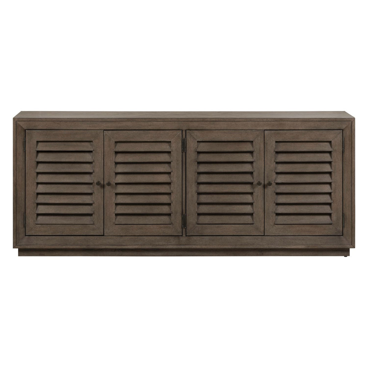 Aspen Sky - 78" TV Console - Weathered Saddle Brown