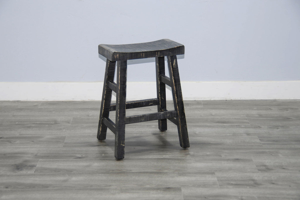 Marina - Stool With Wood Seat (Set of 2)