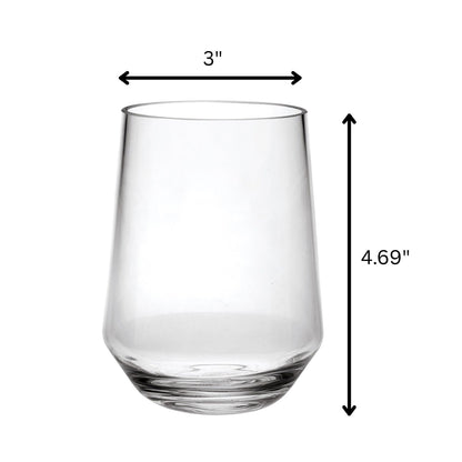 Tritan Lexington - Leadingware Unbreakable Wine Glass Plastic, 17Oz (Set of 4) - Clear