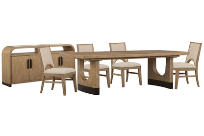 Tristan - Extendable Trestle Dining Table Set