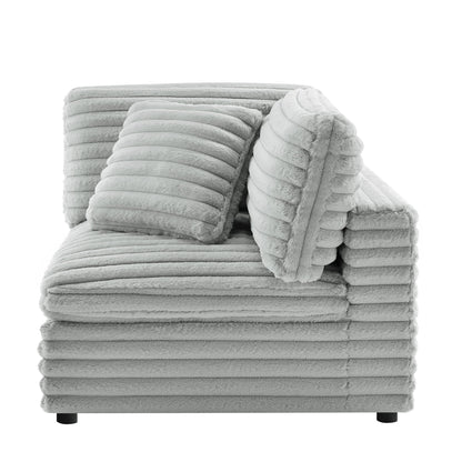 Jenny - Corner Accent Chair - Gray