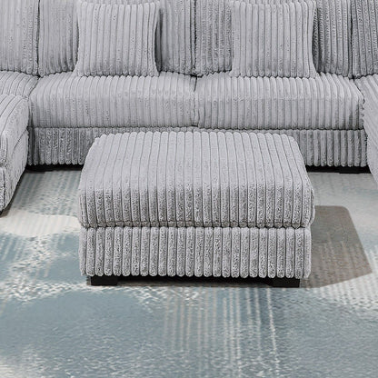 Contemporary Soft Upholstered Ottoman