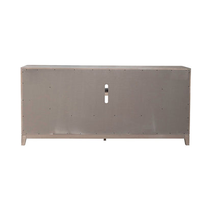 Fireplace TV Consoles - 80" Console With Fire FTS - Light Brown