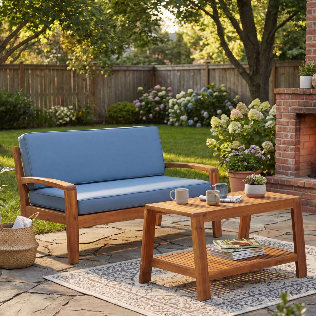 2 Piece Conversation Set, Loveseat & Coffee Table