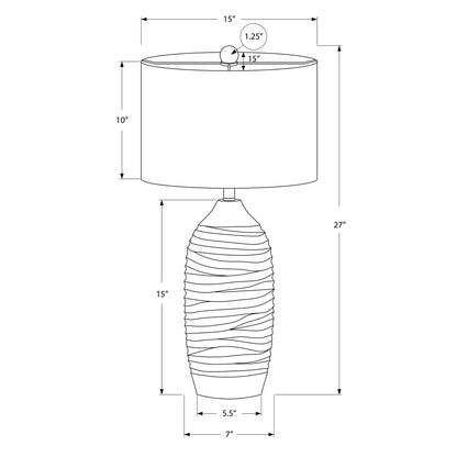 Lighting, Table Lamp Modern - Gray