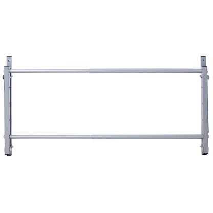 Wall-Mounted Folding Tire Storage, 30.5 To 50.5" Wide, Supports 300 Pounds - Gray