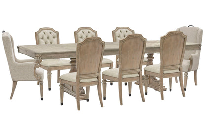 Marisol - Extendable Trestle Dining Table Set