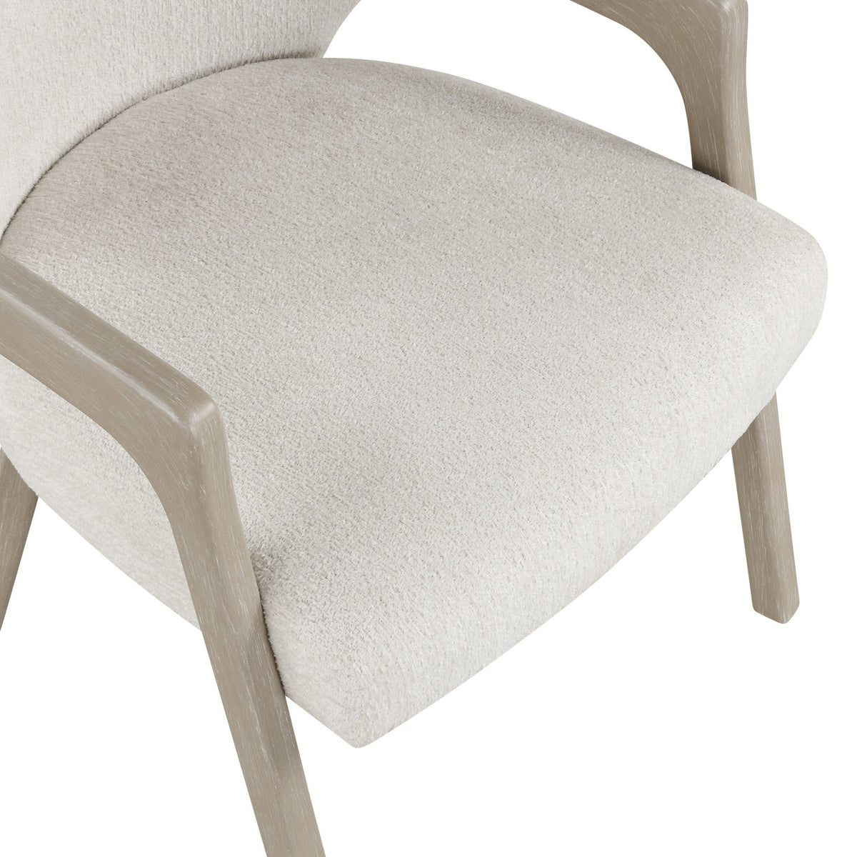 Gwendolyn - Upholstered Arm Chair (Set of 2) - Cerused Taupe