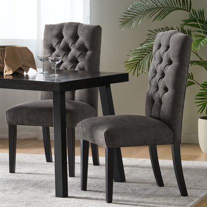 Harriet - Tufted Dining Chair With Button Tufting And Diamond Stitching