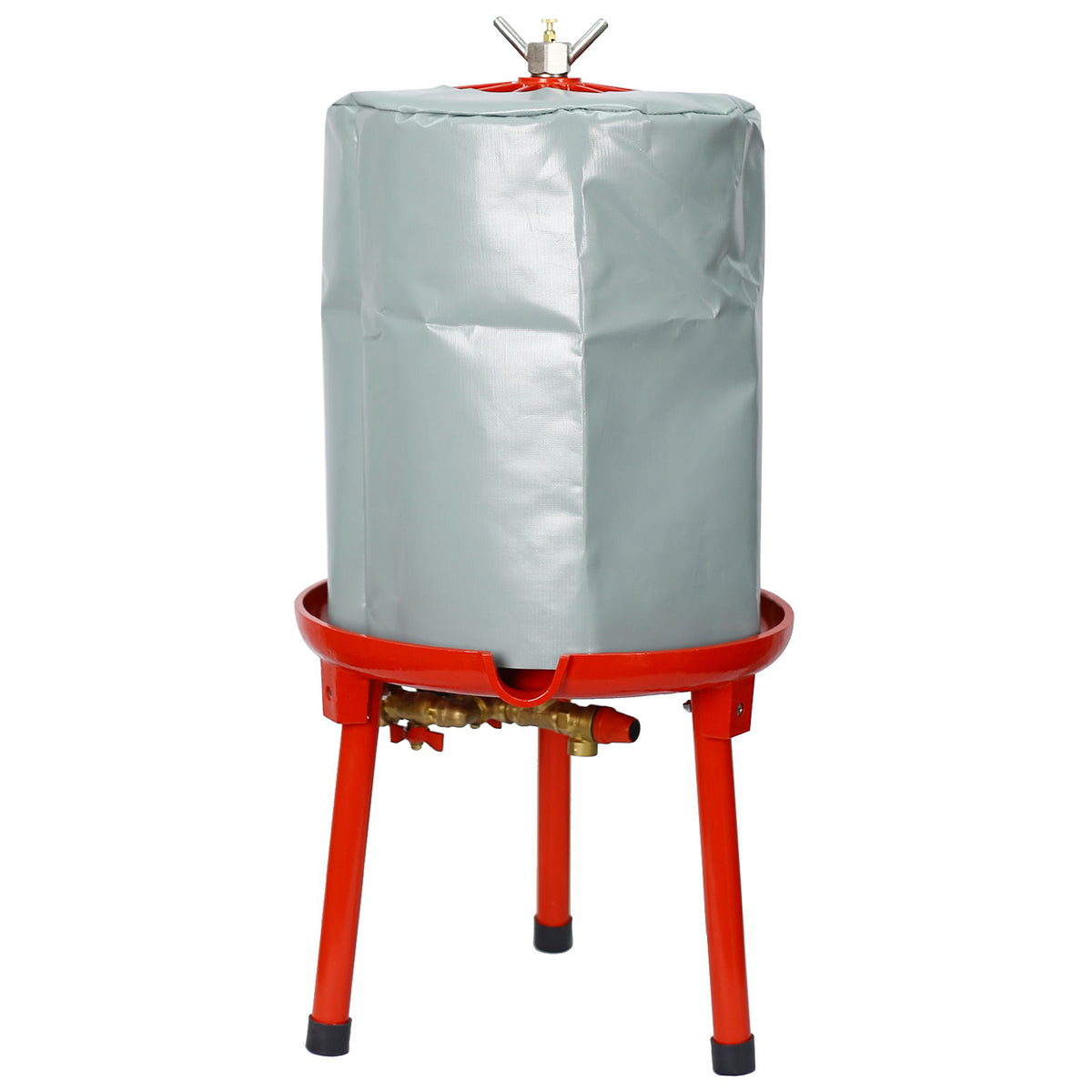 Hydraulic Fruit Wine Apple Press 5.3 Gallon / 20L For Wine Cider Making - Red