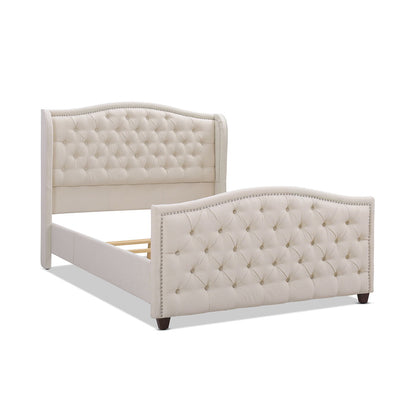 Marcella - Upholstered Shelter Headboard Bed