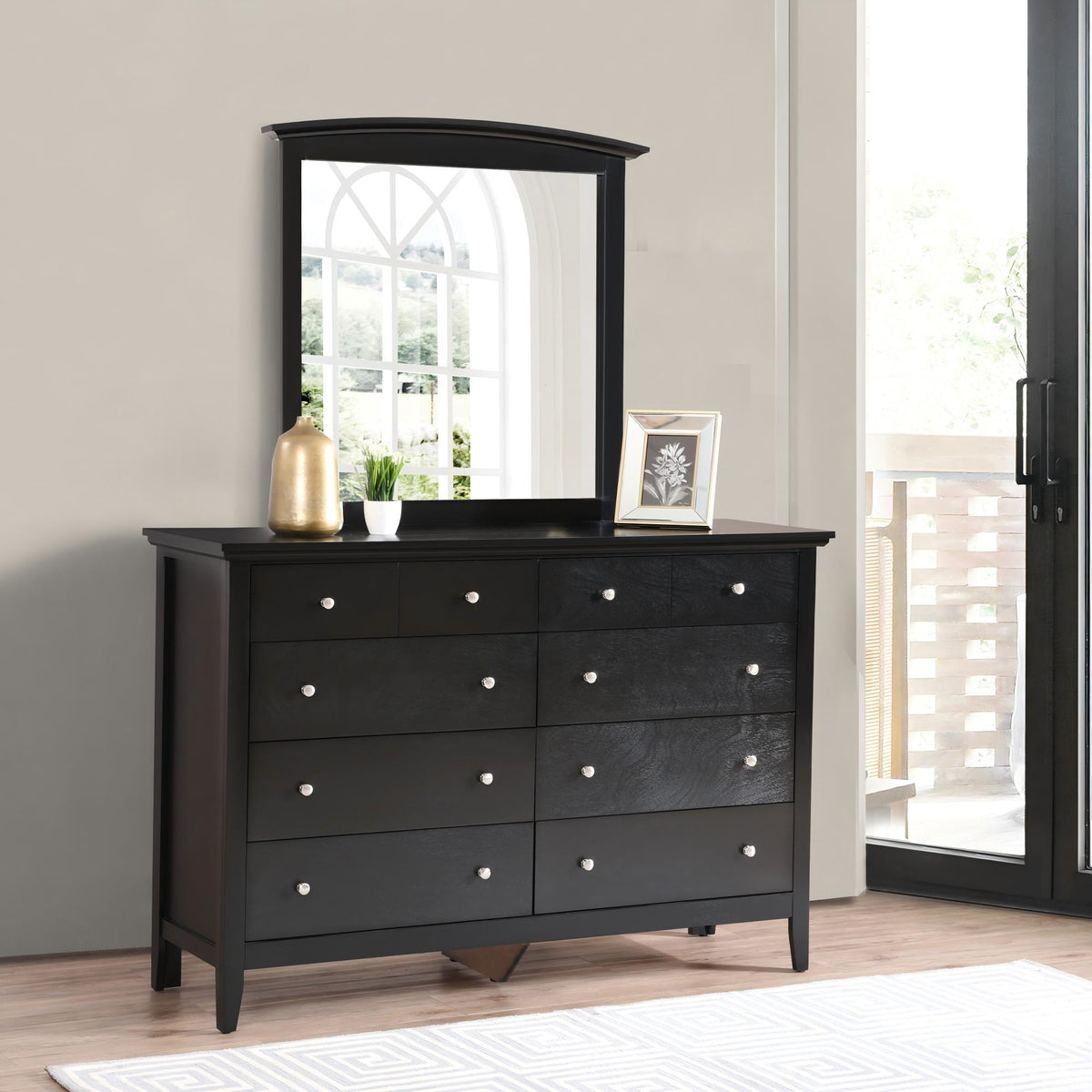 Modern Farmhouse Design Elegant Wall Mirror