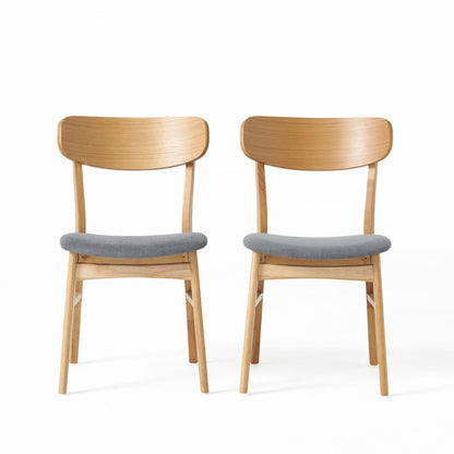 Dining Chairs With Cushioned Seat (Set of 2)