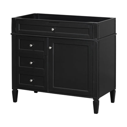 Bathroom Vanity With 2 Drawers And Tip-Out Drawer, Storage Cabinet