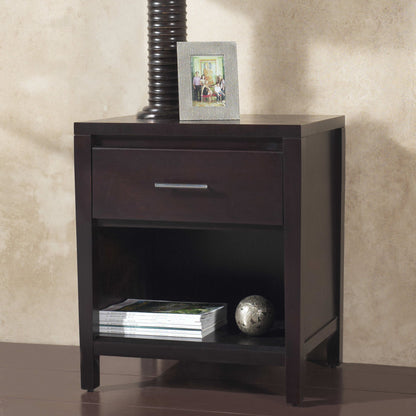 Nevis - Charging Station Nightstand - Espresso