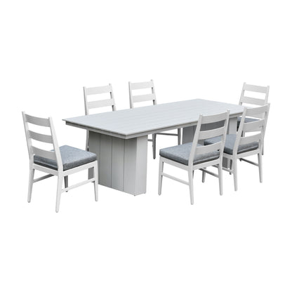 Nash - Outdoor Dining Panel Side Chair - Buff