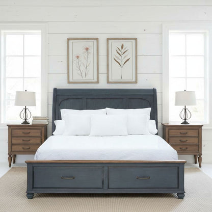 Sleigh Bed & USB Ports
