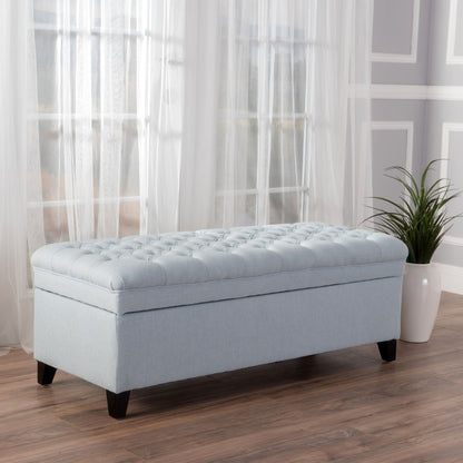 Juliana - Storage Ottoman With Birch Legs