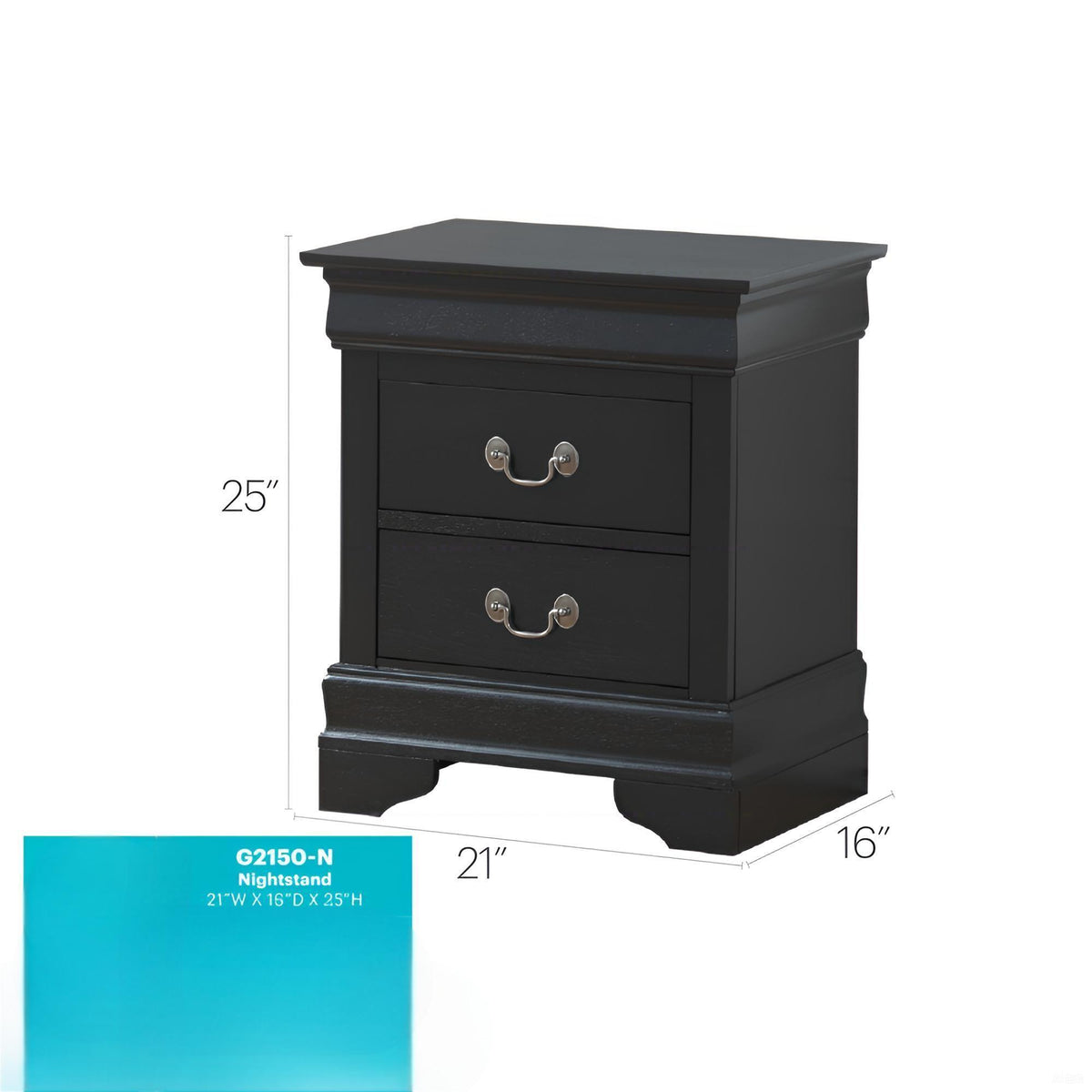 Traditional Style Bedroom Accent Nightstand