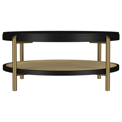 Benson - Round Table With Storage Shelf