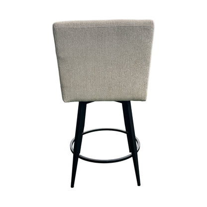 Metal Base Barstools - Barstool With Parsons Seat - Champagne