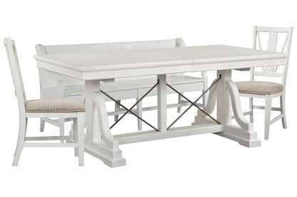 Heron Cove - Extendable Trestle Dining Table Set