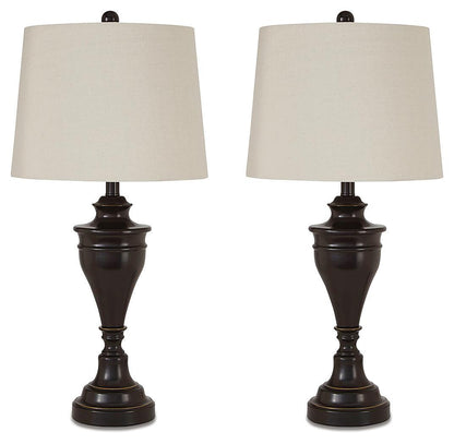 Darlita - Metal Table Lamp (Set of 2) - Bronze Finish