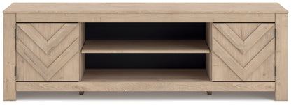 Cayboni - LG TV Stand With Fireplace Option