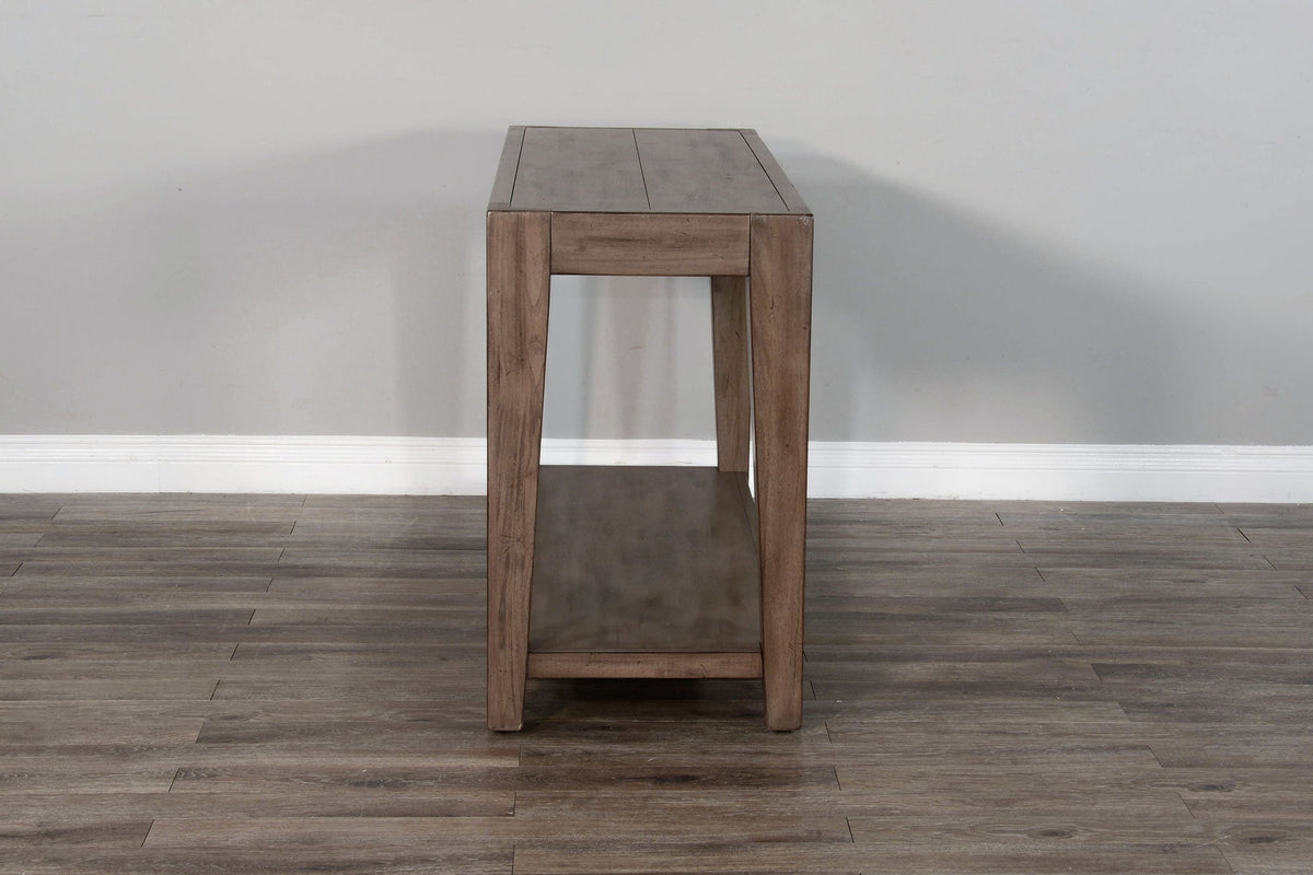 Doe Valley - Mahogany Wood Coffee Table With Casters