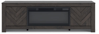Cayboni - LG TV Stand With Fireplace Option