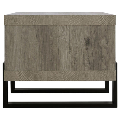1 Shelf Coffee Table Design And Accents - Gray