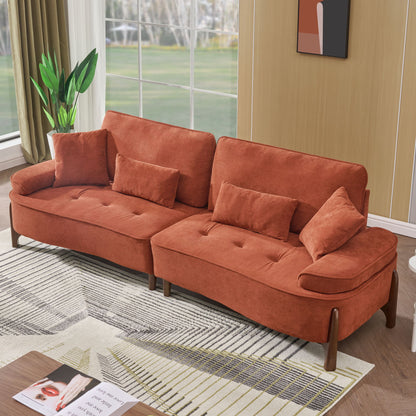 Comfortable Deep Seated Sofa With Pillows