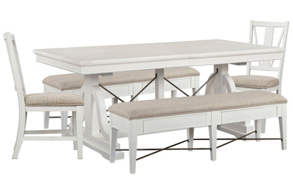 Heron Cove - Extendable Trestle Dining Table Set