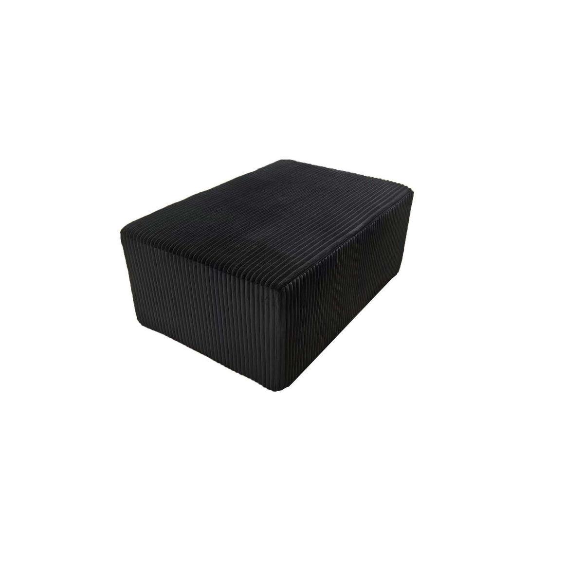 Upholstered Ottoman, Lounge Furniture - Black
